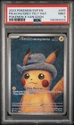 2023 POKEMON SVP EN-SV BLACK STAR PROMO #085 PIKACHU WITH GREY FELT HAT PSA 9
