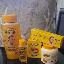Jaune d'Oeuf Egg Yolk Clarifying Face Set: Cream, Soap, Gel de Bain  Egg Roll
