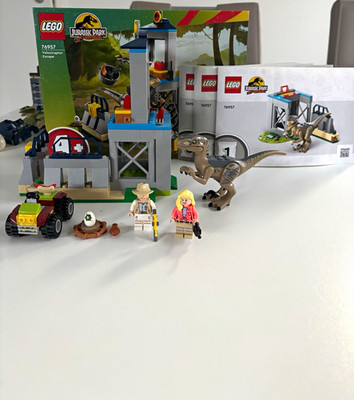 LEGO Jurassic Park 76957 Velociraptor Escape 30th Anniversary