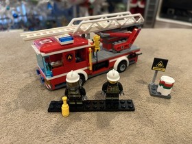 LEGO City-60107 &ldquo;Ladder Truck&rdquo; & 60003 &ldquo;Fire Emergency&rdquo; 100% Complete! Free Ship
