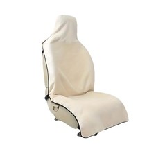 Waterproof Car Seat Covers Non-slip Towel Front Seat Covers Sweat Car Beige