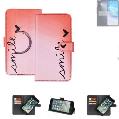 360° Schutzhülle für Tecno Camon 19 Pro 5G Wallet Case Design smile