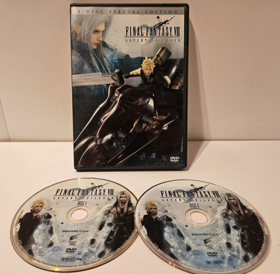 Final Fantasy VII 7 Advent Children Complete 2-Disc DVD Special Edition