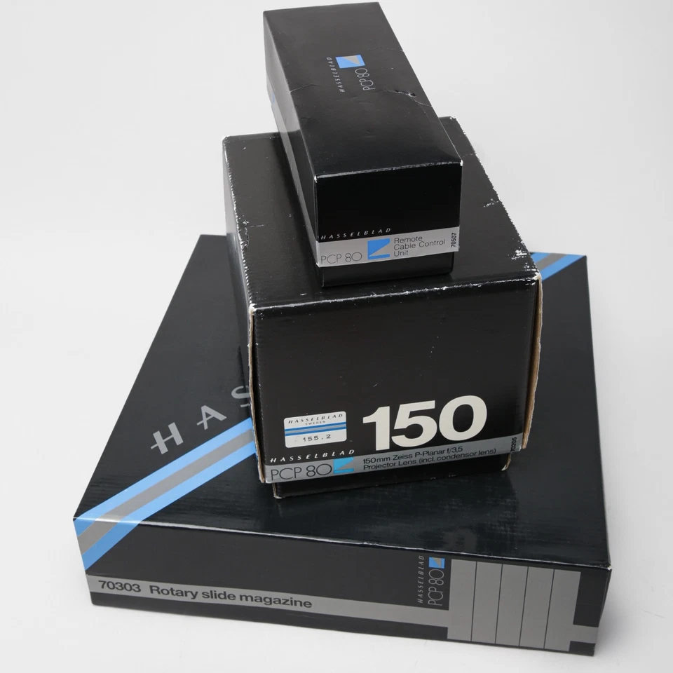 Hasselblad PCP 80 Proyector Deslizante con Estuche, 5 Bandejas, Lente 150mm, Control Remoto, Probado Foto 4 de 4