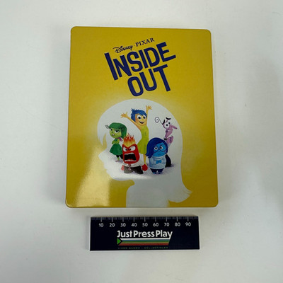 Disney Inside Out Ultra HD, Blu-Ray Steelbook Case Rare HTF OOP