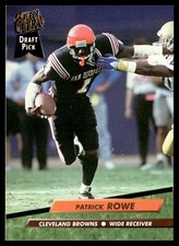 1992 Ultra Patrick Rowe Rookie Cleveland Browns #440