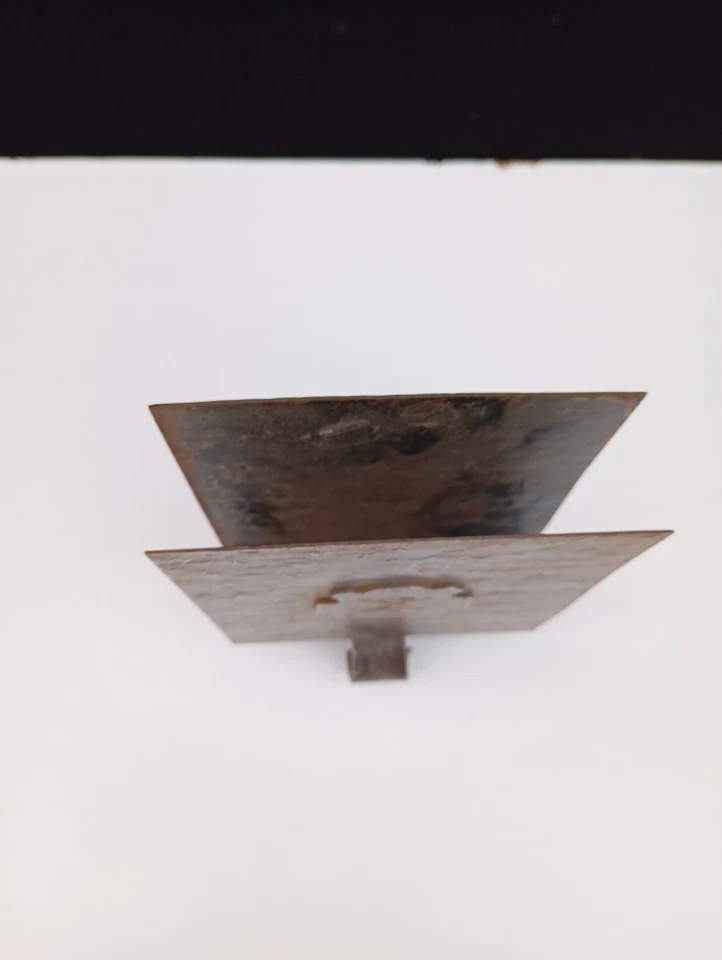 Ancien Très Joli Porte Lettre Courrier en fer " Old Letter Holder " Vintage  - Photo 3/4