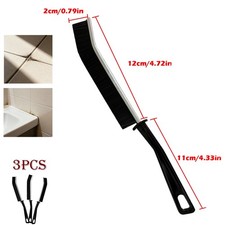 3PCS Bathroom Long-Handled Stain Removal Groove Brush Gap Cleaning Brush