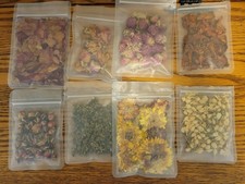 Assorted Dried Flowers For Crafts Soap And Candle Making 16 Pack