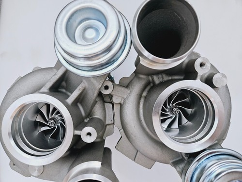 S63 Turbocharger Upgrade Stage 2 Turbo 1000HP Fit BMW M5 M6 X5M X6M S63 F10 4.4L - Picture 2 of 16