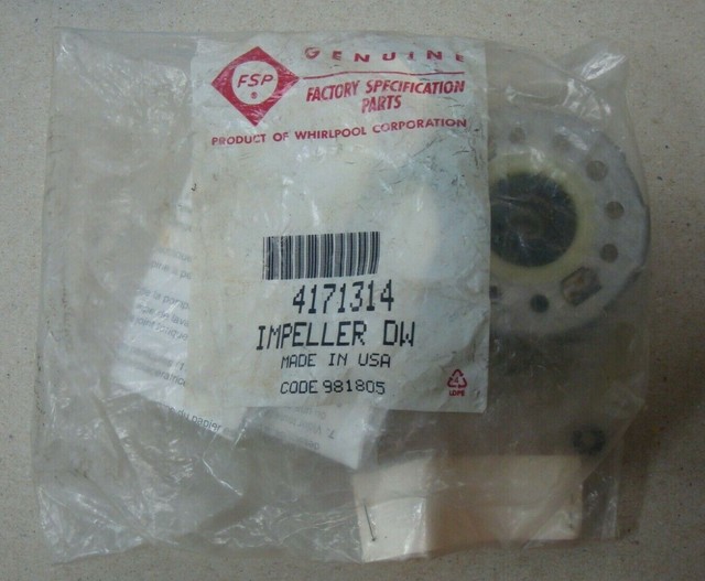 KitchenAid 4171314 Dishwasher Drain Impeller for sale online eBay