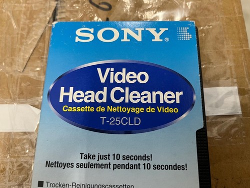 Sony T25-CLD VHS Reinigungskassette - für VHS und S-VHS Geräte - Bild 7 von 7