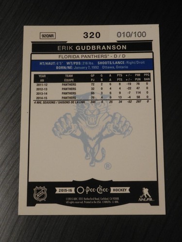 2015/2016 O-Pee-Chee Hockey Black Rainbow/100 1-400 U PICK - Picture 519 of 659