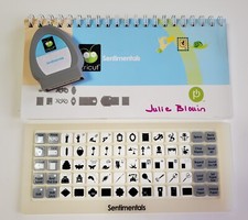 Cricut Cartridge SENTIMENTALS Shapes Layers Phrases Shadows Tag Card Envelope