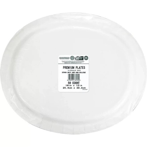 NCAA HBCU Oval Paper Plates, 10" x 12" , 50 ct.\ Southern University and A&M Col - Picture 7 of 7