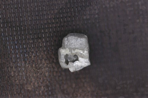 1,44 ct natürlicher Rohdiamant weiß grau Farbe roher ungeschliffener loser Diamant - Bild 3 von 8