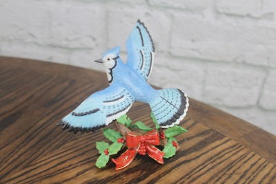 LENOX 2007 annual CHRISTMAS BLUE JAY BlueJay Bird NEW in BOX w//COA