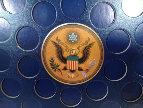 United States Of America 40 Presidential Dollars 19"X25" Collectible Coin Frame - Picture 9 of 16