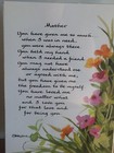 Mother Poem Musical Plaque Lucite Frame Close To You — photo 2