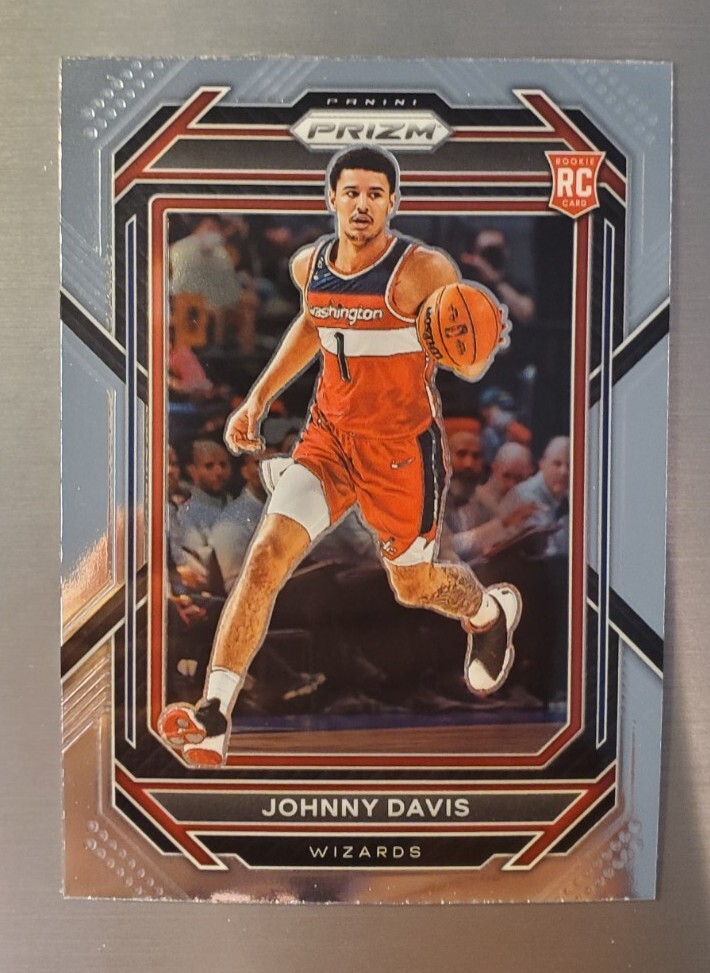 2022-23 Panini Prizm Basketball Johnny Davis Rookie Card #231 Washington Wizards