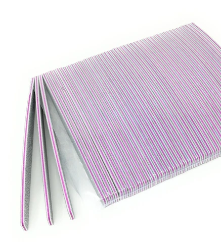 50 X Lime Mezza Luna Bilaterale Grana 100/180 Per Ricostruzione Unghie Nail Art - Foto 1 di 6