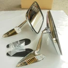 For DATSUN 620 PICKUP TRUCK 1975 -1979 Black Chrome Fender Door Mirrors Squarex2