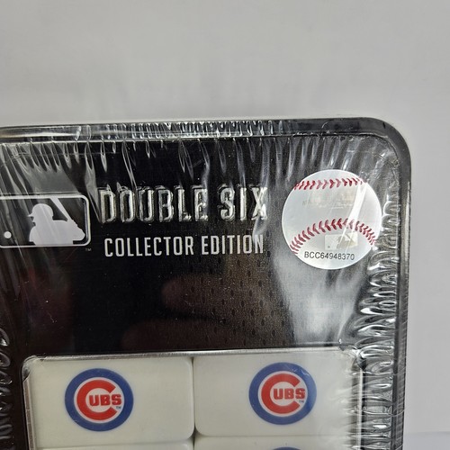 New And Sealed Officially Licensed MLB Chicago Cubs 28 Piece Dominoes Game - Picture 5 of 8