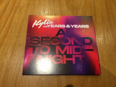 KYLIE MINOGUE YEARS AND YEARS A SECOND TO MIDNIGHT CD SINGLE 2021 DISCO 