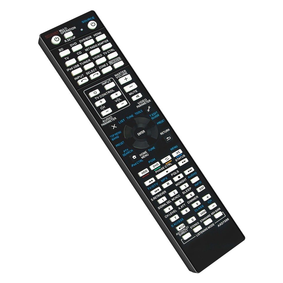 VINABTY AXD7622 Télécommande de Remplacement pour Pioneer AV Home Theater VSX-521 VSX-826-K VSX-421 VSX-23TXH VSX-42 VSX-422-K VSX-921-K VSX-523-K Système de réception