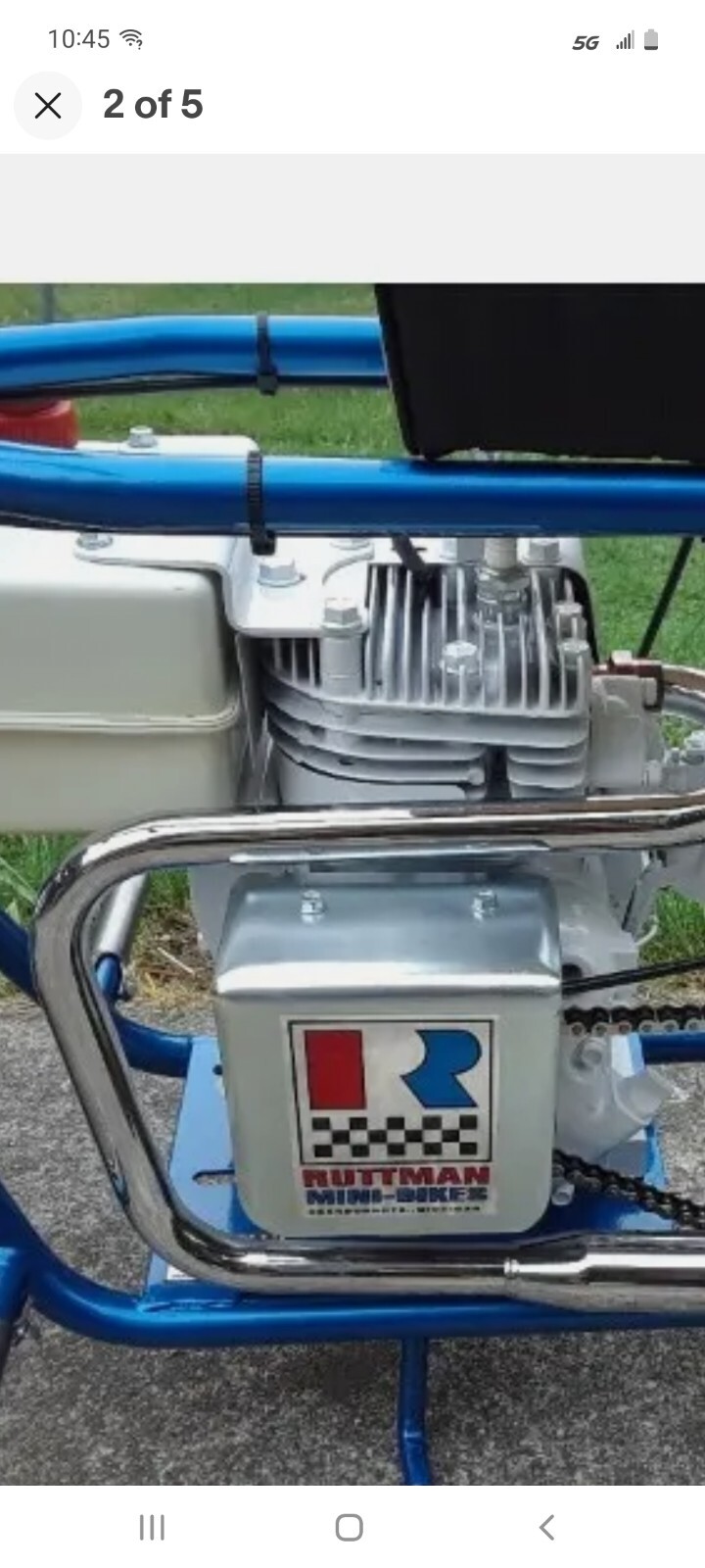 RUTTMAN MINI BIKE CHAIN GUARD DECAL SHOW BIKE.. eBay