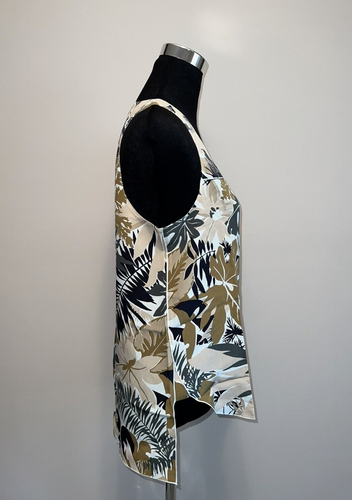 $295 NWT Rag & Bone PATRICIA Silk Spruce Combo Tropical Multi Color Top sz M - Picture 3 of 10