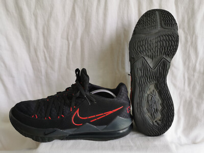 Nike LeBron 17 XVII Low EU 47,5 US 13 Basketballschuhe schwarz-rot CD5007-001