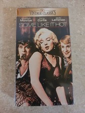 Some Like It Hot VHS Movie Marilyn Monroe Tony Curtis