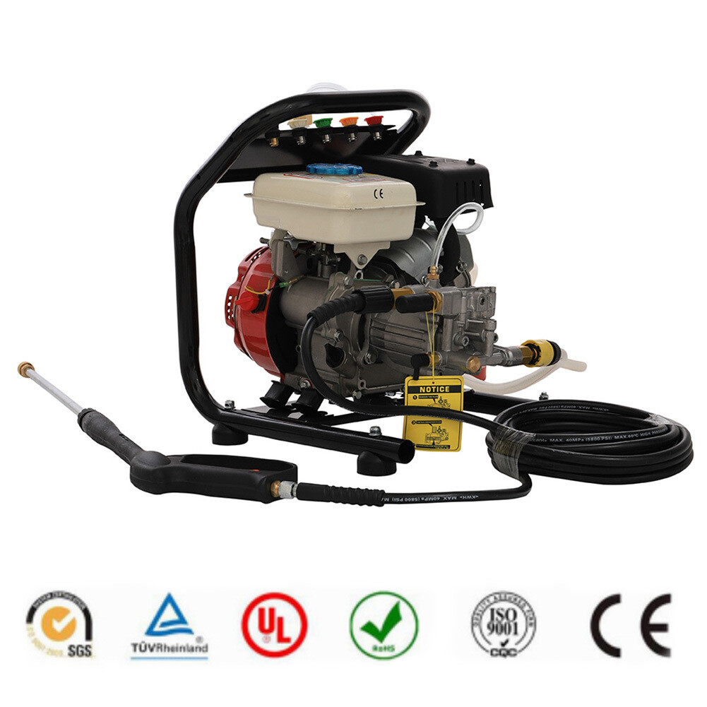 110Bar 1595PSI 3HP Petrol Pressure Washer Jet Wash Patio Cleaner Engine