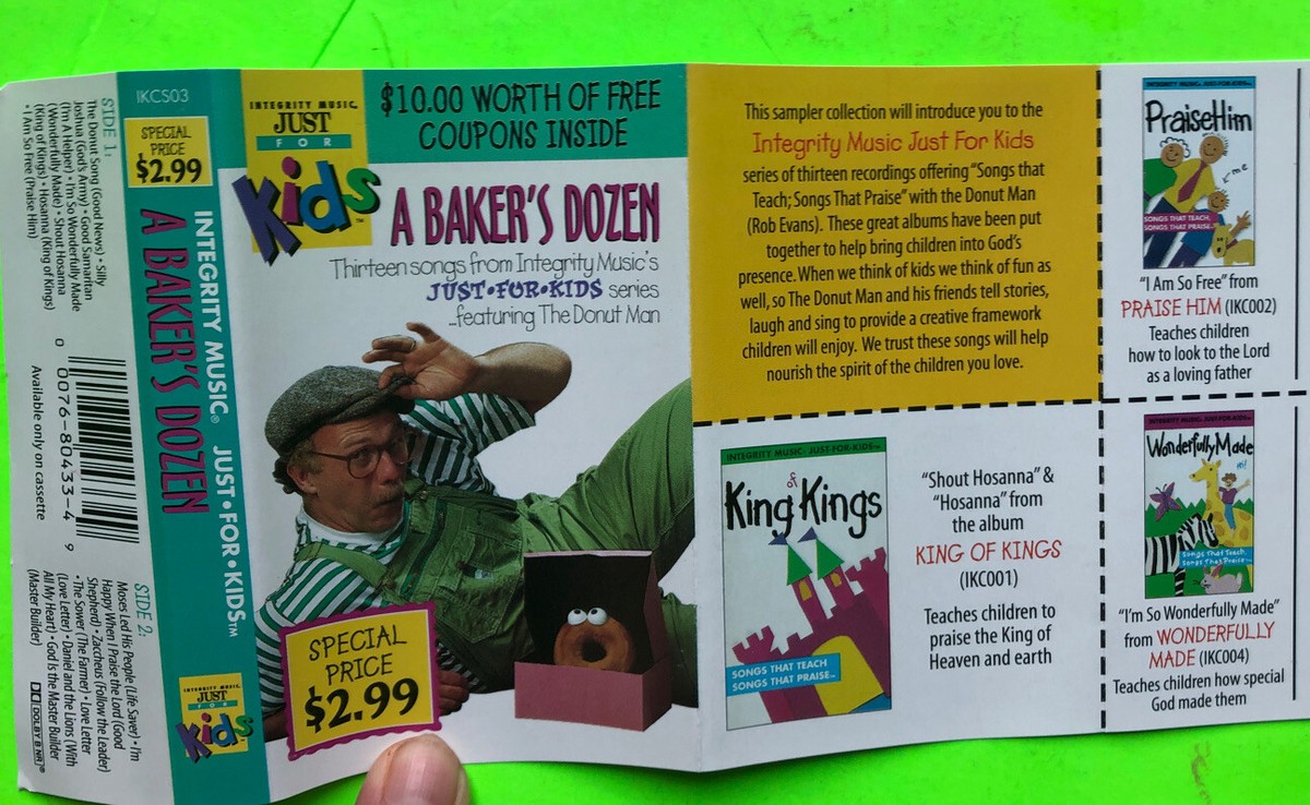 ジャスト・キッズ A Baker's Dozen by Just-For-Kids (Cassette, May-1994