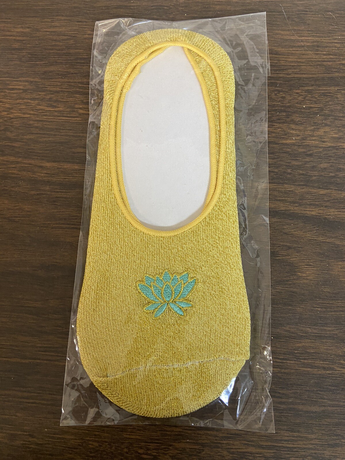 SAOLA Calze Disney Aladdin Jasmine No Show suola grip antiscivolo fondo oro Teal Lotus