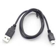 USB 2.0 A Male to Mini 5 Pin B Data Charging Cable Wires Adapter DS PC Camera