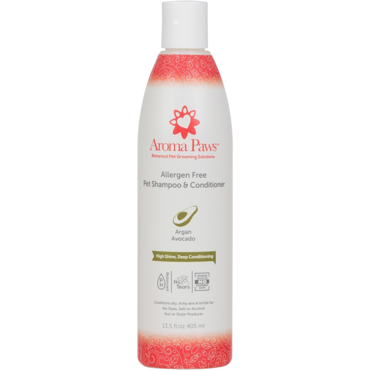 NEW! Aroma Paws Allergen Free Pet Shampoo & Conditioner - Made in the USA