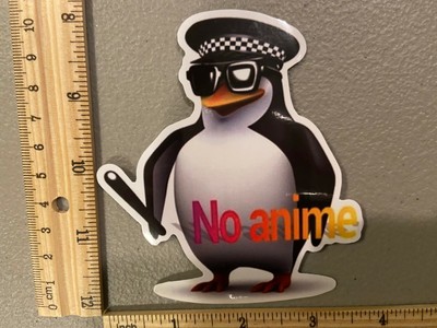 New No Anime Penguin Cop Twitter Cute Animals Meme Vinyl Decal Sticker Car Truck Ebay