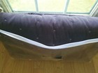 Pottery Barn Velvet Tufted Quilt Full/Queen Navy Blue