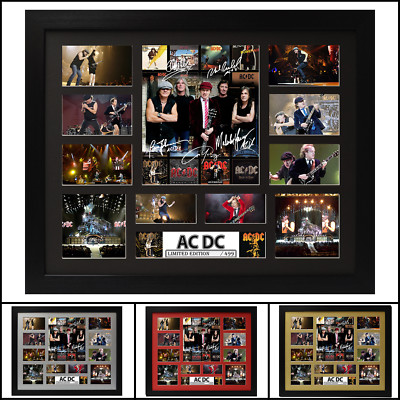 ACDC Signed Framed Memorabilia Limited Edition 2017 - Multiple ...