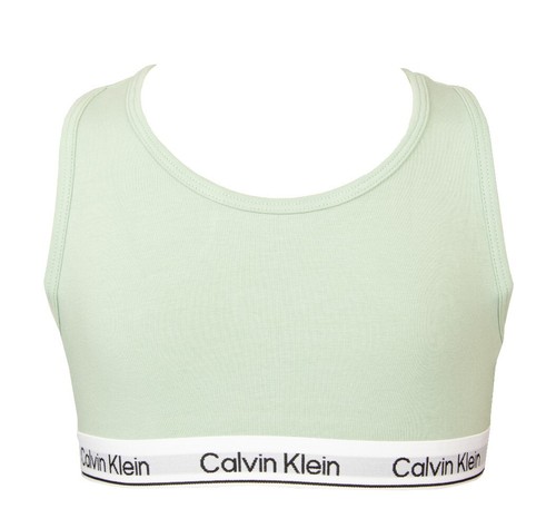 CALVIN KLEIN girls' bralette 2-pack elasticated cotton stretch item G80G800710 - Picture 3 of 9
