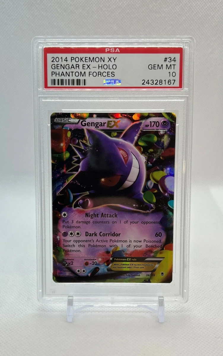  Pokemon - Gengar (34/119) - XY Phantom Forces - Holo