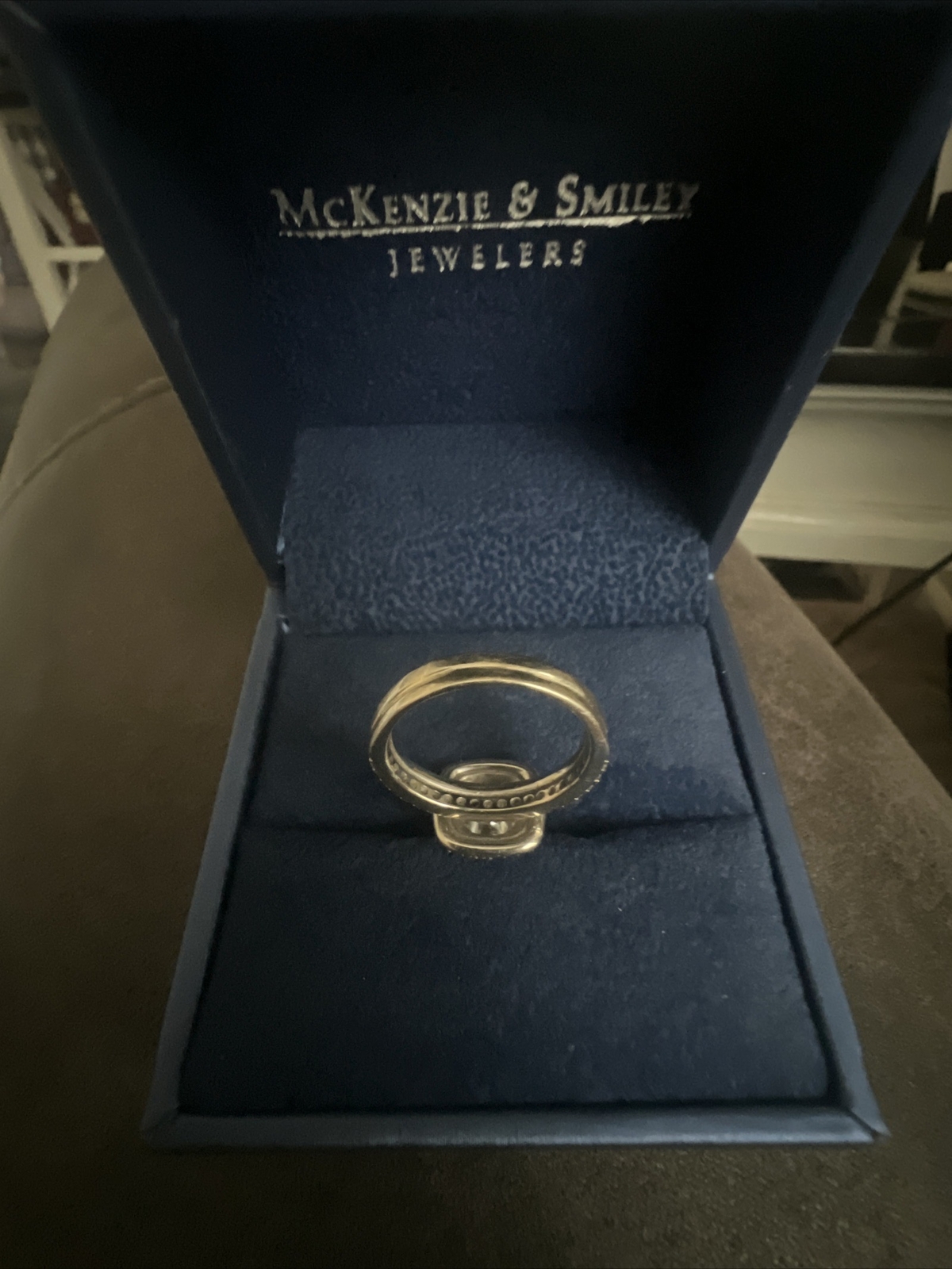 14k white gold ring set size 5.5 preowned eBay