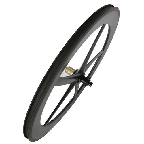 700C Center Lock Vollcarbon Laufradsatz Drahtreifen Schlauchreifen fünf Speichen für Rennrad - Bild 18 von 25