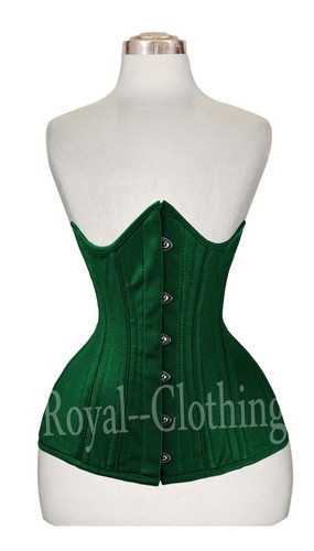 Heavy Duty 26 Double Steel Boned Waist Training Cotton Underbust Corset 8422-C - Picture 17 of 18