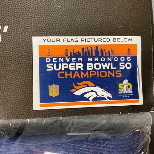 Denver Broncos NFL Lot Magnetic Bottle Opener, Keychain, Deluxe Super Bowl Flag - Picture 15 of 24