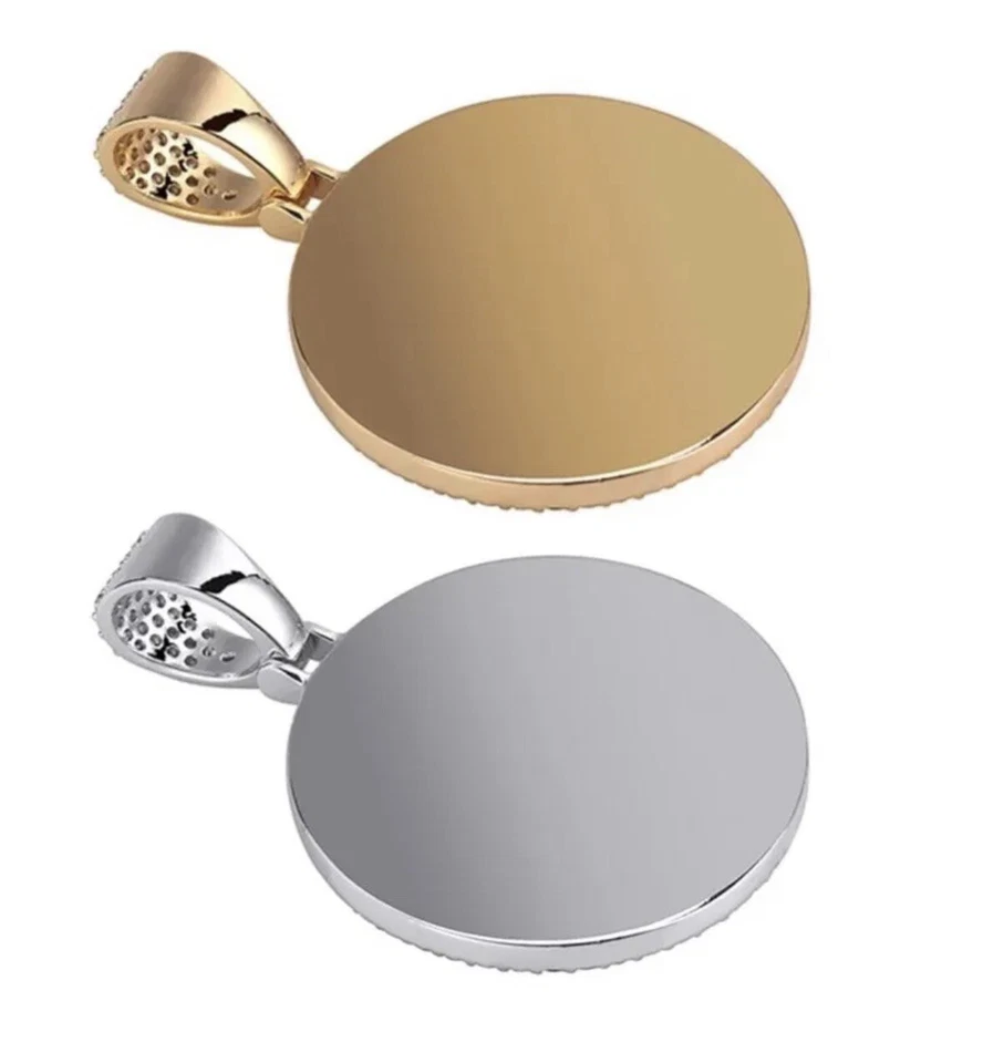 Colar pingente com corrente personalizado foto foto foto - Prata ou ouro - Imagem 4 de 4