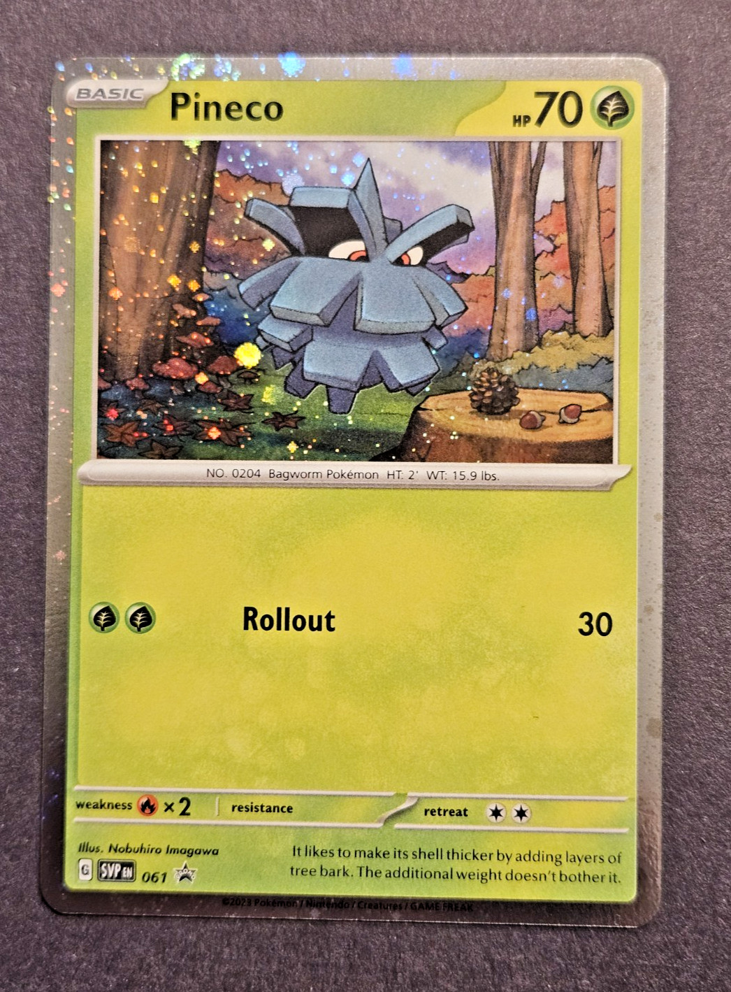 Pineco 061 Sv: Scarlet & Violet Promo Cards Holo Pokemon