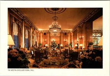 Continental Postcard Westin Excelsior Roma Hall Resorts Interior View